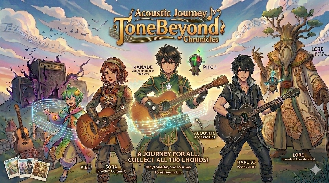ToneBeyond Chronicles — Acoustic Journey コンセプトアート（KANADE）